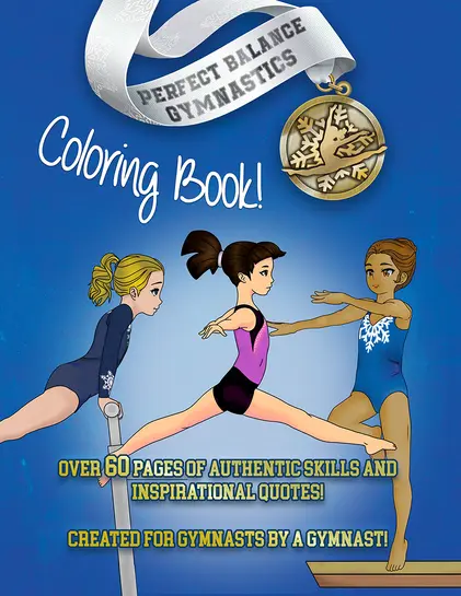 Perfect Balance Gymnastics Coloring Book